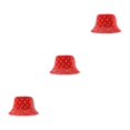 thumbnail image 4 of Sonducket Sombrero pescador negro para recreación al aire libre - Duradero y fácil de limpiar M rojo M（56-58cm） Type1 NO1, 4 of 6