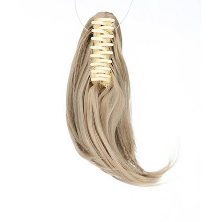 S Noilite 11 Short Screw Claw Clip Ponytail Extensions Synthetic