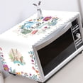 thumbnail image 3 of Housse de Micro-Ondes en Tissu Housse de Four en Tissu Housse de Four Housse Anti-Poussière de Four Housse de Micro-Ondes en Tissu Four Mignonne Matelassée Universelle Anti-Huile Style Nordique Pièces Simples, 3 of 5