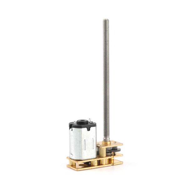 Motor de engranaje N20 inverso de rosca M3x55 de 12V M3x55 para motor de desaceleración del elevador de puerta y abridor de ventana Yuarrent WJ1208-07
