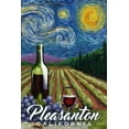 thumbnail image 5 of Pleasanton, California, Vineyard, Starry Night, Lantern Press, Premium Playing Cards, 52 Card Deck with Jokers, USA Made, 5 of 5