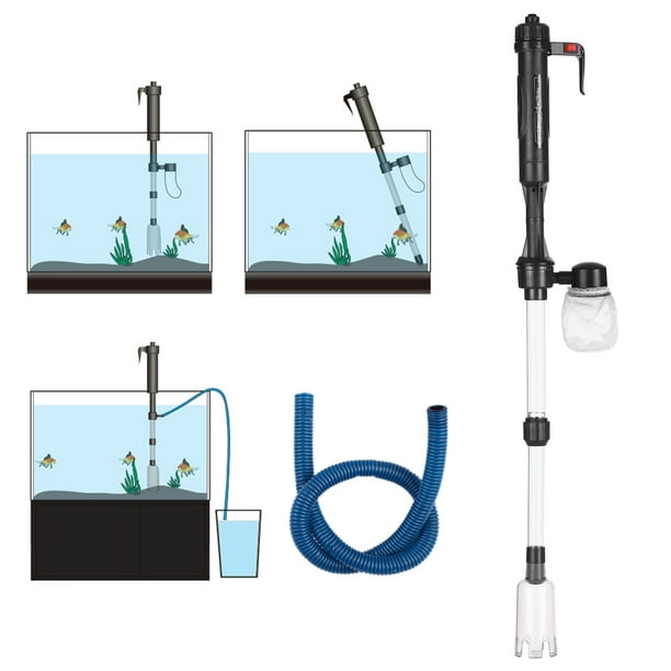 Electric Aquarium Fish Tank Water Changer Sand Washer Vacuum
