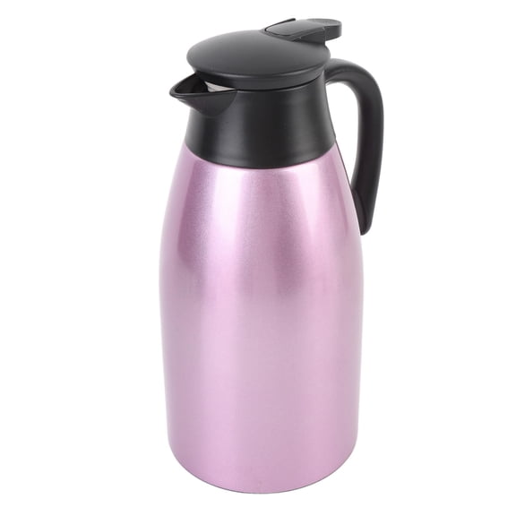 BIMZUC 2L Purple 316 Stainless Steel Double‑Wall Vacuum Coffee Carafe – 24‑Hour Heat Retention, Rustproof, Ideal for Tea, Milk & Home Use