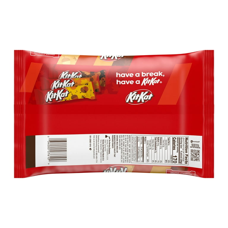 Kit Kat Miniatures Milk Chocolate Wafer Candy, 10 oz Bag for