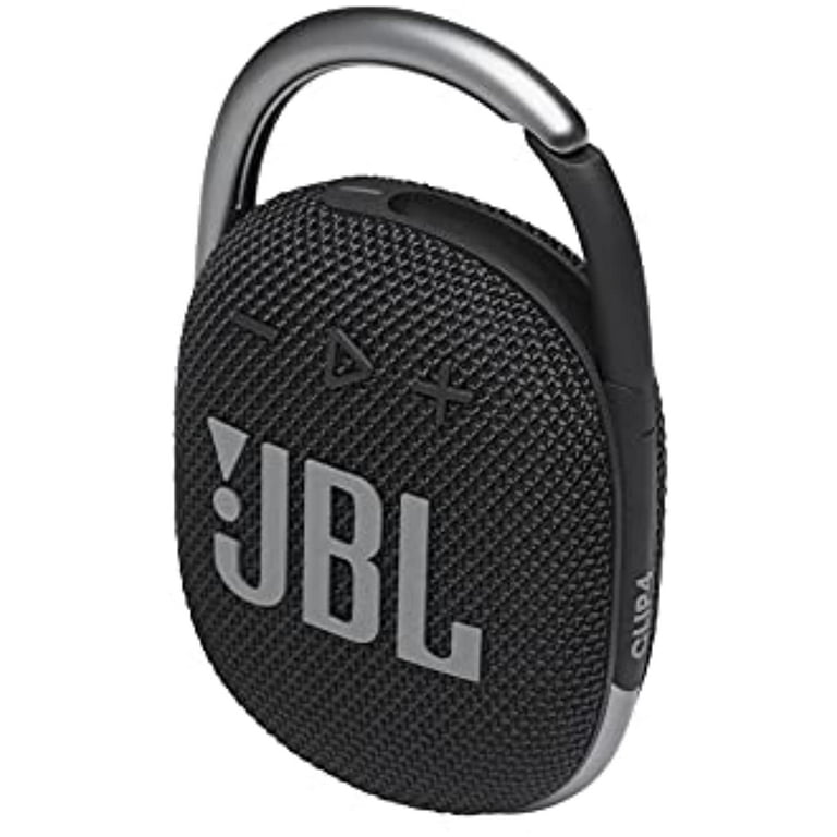 JBL Clip 4: Portable Speaker with Bluetooth, Built-in Battery, Waterproof  and Dustproof Feature - Black (JBLCLIP4BLKAM) 