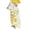 Yellow, variant on CPNG Girls Ripped Denim Pants Teen Girls Fashionable Button Front Zipper Baggy Straight Wide Leg Casual Jeans