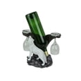 thumbnail image 2 of DWK Vino del Lobo Blanco Salvaje Porta Botellas de Vino Rústico con 2 Copas DWK HD52416, 2 of 4