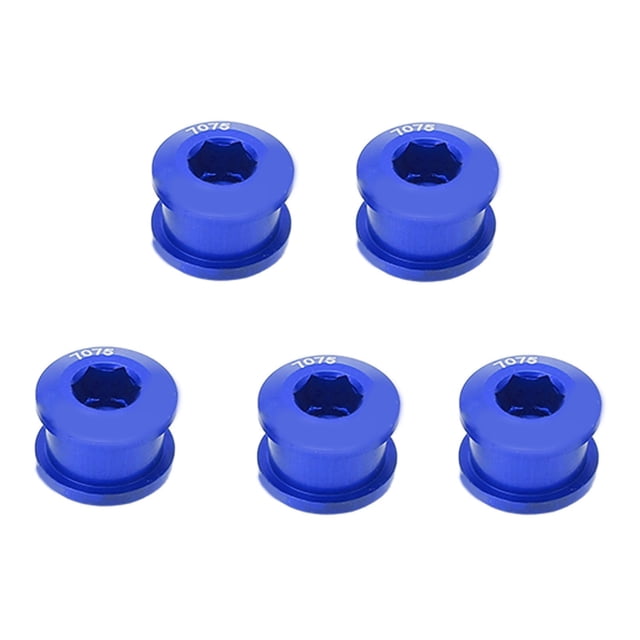 Single Chainring , Aluminum Alloy 5Pcs Ultra Light Bicycle Chainring For Mountain Bike Blue