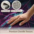 thumbnail image 6 of ODIKA 9'x12' Washable Area Rug Low Pile, Flatwoven, Cyber Galaxy Grid Map Sapcerug Arcade Fireworks Anime Astronaut Refined for Great Room, Indoor Concept, Large Living, 6 of 7