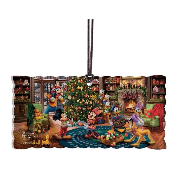 Disney (Mickey and Minnie Trimming the Tree) Hanging Acrylic Print ACPCERT835