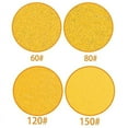 thumbnail image 2 of Discos de lijado de 125 mm, óxido de aluminio con una resistencia al desgaste excepcional, diseño antiestático que garantiza un funcionamiento seguro, perfectos para usar con lijadoras orbitales, 2 of 5