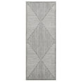 thumbnail image 3 of GLN Rugs Nysa - Contemporary, Machine Washable Area Rug - 2'6"x7' Black Beige Home Carpet, 3 of 7
