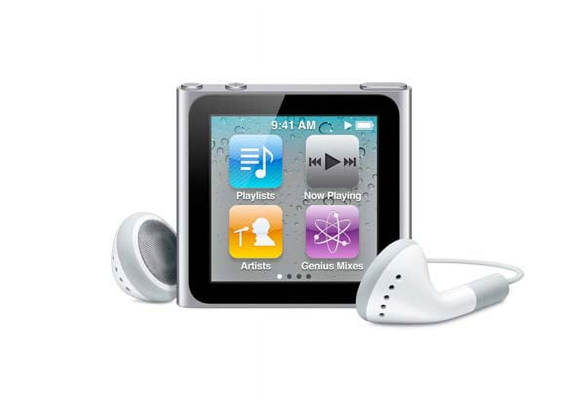 Apple iPod Nano 6th Gen, Pre-Owned, 8GB Silver MP3 Player