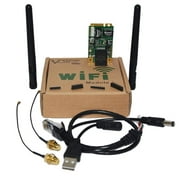 2.4GHz 300Mbps Mini Wireless Wifi Module 802.11b/g/n Wifi Development Board black&green