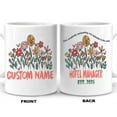 thumbnail image 6 of Hotel Manager Mug – Custom Name Ceramic Coffee Cup – Thoughtful Gift for Hospitality Professionals – Nature-Inspired Mug, 6 of 6