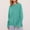 Mint Green, variant on Lilgiuy Women's Round Neck Pullover Sweaters 2023 Fall Winter Solid Color Long Sleeve Slouchy Oversized Knit Jumper Tops for Travel Vacation Holiday