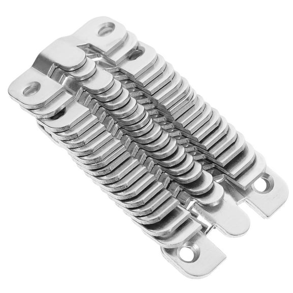 unbranded 20pcs Clips Flush Mount Bracket Heavy Duty Metal Picture Hangers Interlocking Photo Frame Hook for Hanging Picture Display