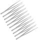 thumbnail image 5 of Pinzas de acero inoxidable, 10 pinzas quirúrgicas para animales, pinzas para alimentación de reptiles con puntas dentadas, durabilidad extendida, 5 of 8
