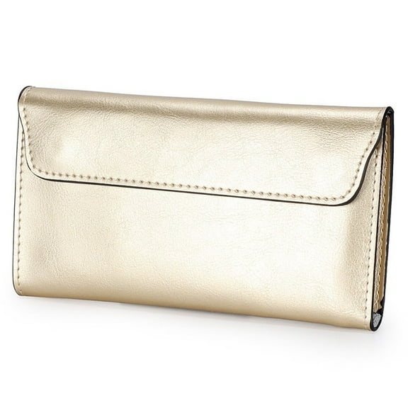 TAZAG Women's ultra-thin long wallet simple and fashionable multi-card large-capacity coin wallet