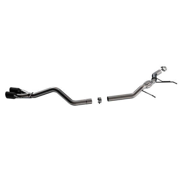Kit de Système d'Échappement Ford Maverick Borla 2022-2023 140937BC S-Type Cat Back; Acier Inoxydable T-304; Sans Silencieux; Diamètre de Tuyau 2-1/2 Pouces; Double Sortie; Sortie Latérale de Camion