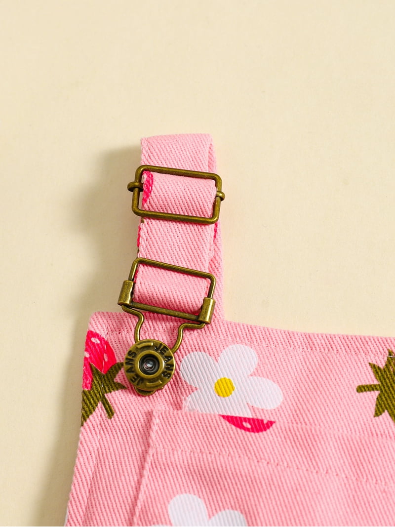 プルメリアFrench Pink Drost Salopette M Spring Denim Overalls (Pink) – Megoosta Fashion