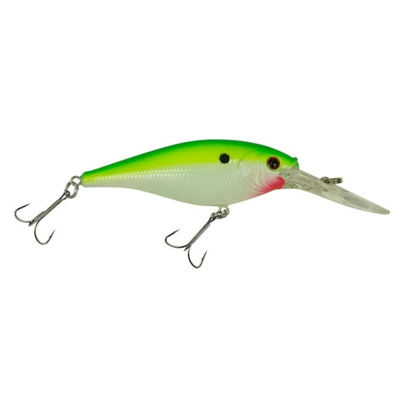 Berkley Flicker Shad Fishing Lure, Chartreuse Pearl, 1/4 oz
