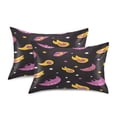 thumbnail image 2 of Crescent Moons Standard Size Satin Pillowcase 20''x26'' Double-Sided Print Soft Wrinkle Resistant, 2 of 9