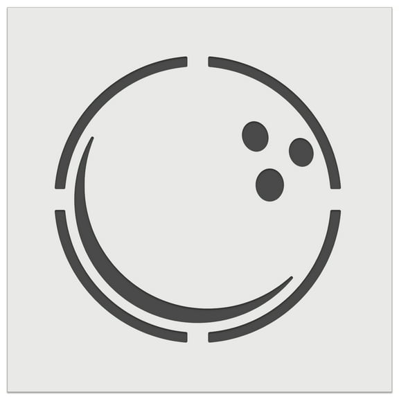 Bowling Ball DIY Cookie Wall Craft Stencil - 5.5 Inch