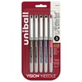 thumbnail image 1 of uniball™ Vision Needle Rollerball Pens, Fine Point (0.7mm), Assorted Colors, 5 Pack, 1 of 7