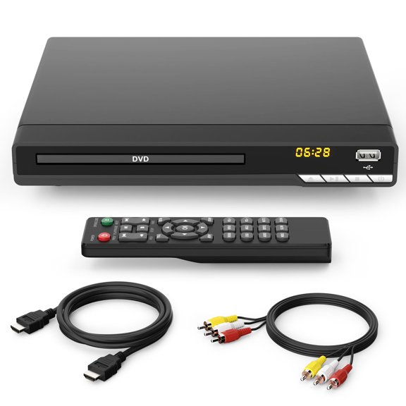 Reproductor de DVD Wxjwyt 1080P HDMI sin región USB CD multiformato