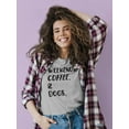 thumbnail image 2 of Weekends Coffee And Dogs T-Shirt Women -Smartprints Designs, Female Large, 2 of 4