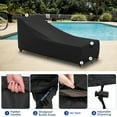 thumbnail image 4 of Patio Chaise Lounge Cover, Waterproof & UV Resistant Outdoor Furniture Covers for Sun Lounger Pool Sunbathing, 80"Wx27"Dx30"H, 4 of 7