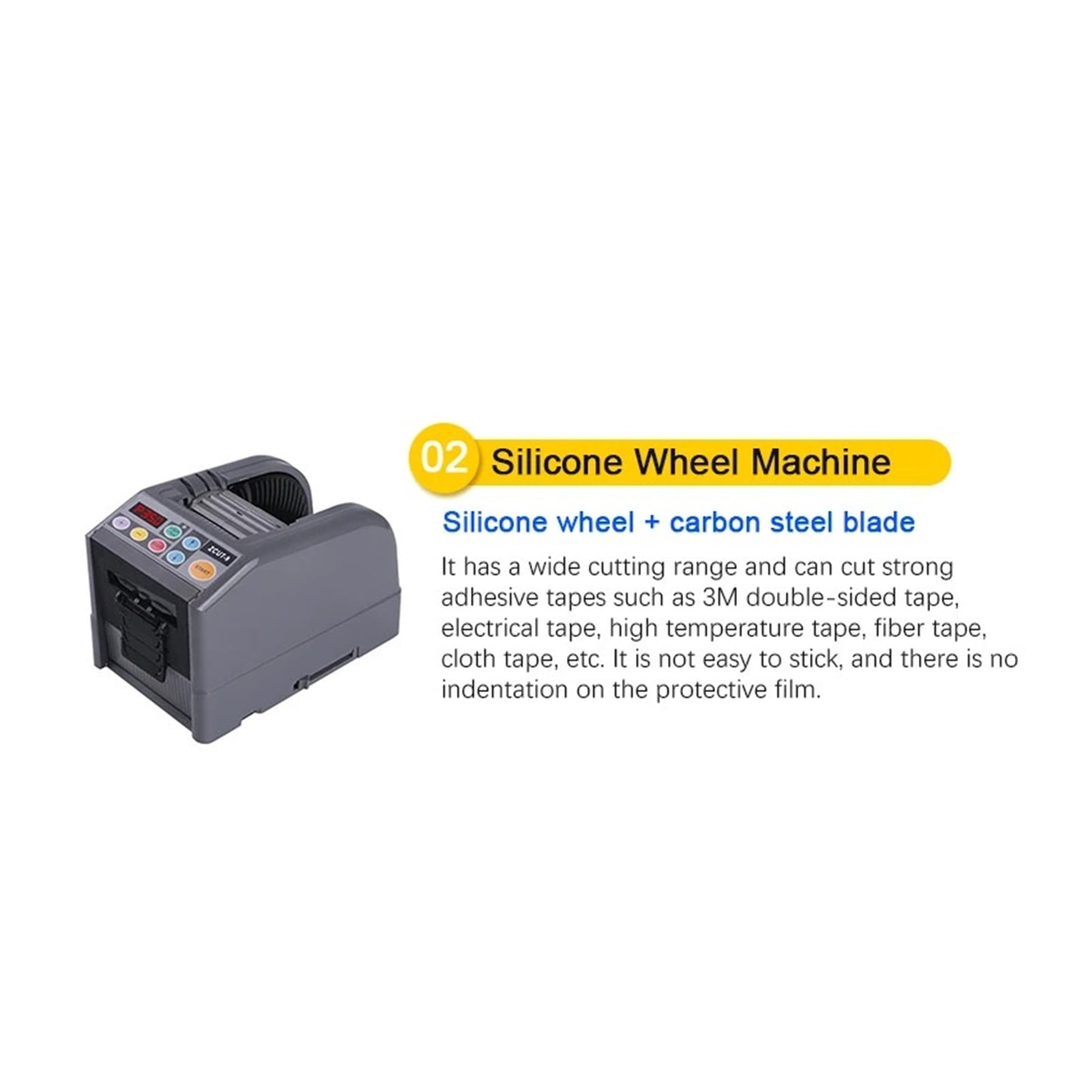 Automatic Tape Dispenser Cutting Machine 6-60mm Adhesive Ribbon Intelligent Double Sided Cutter