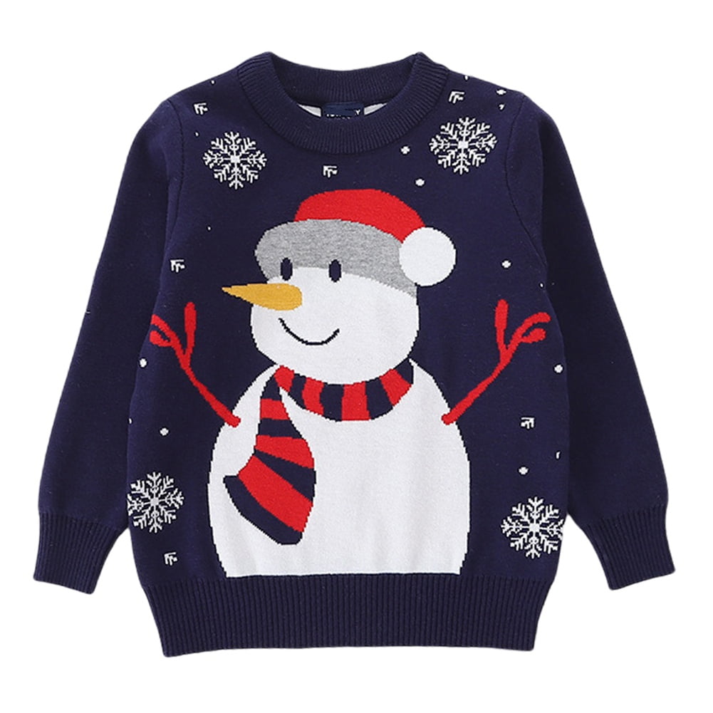 Lovebay 16T Children Baby Boys Girls Snowman Christmas Sweaters Xmas