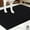 Black, variant on Galactic Goods Muddy Absorbent Microfiber Door Mat and Pet Rug, Non Slip Thick Washable Area and Bath Mat Soft Chenille for Kitchen Bedroom Indoor and Outdoor (Black,48"x60")