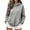 120#Gray, variant on Leopard Hoodie for Women Oversized Y2k Print Fleece Hoodies Pullover Hooded Fall Sweatshirts with Kangaroo Pockets