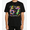 Black-4, variant on Men's Women's Soccer Inspired 67 with Fire and Ice Hands T-Shirt S-5XL