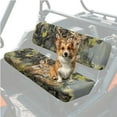 thumbnail image 2 of Uorisanigo UTV Seat Covers Universal Scratch-Proof Cover Compatible with Kawasaki Mule 3020 2003 2002 2001, All Weather Protection Deer Camo Hunting UTV Bench Seat Cover Accessories, 2 of 7