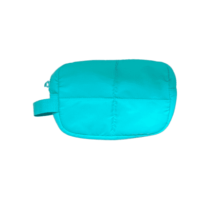 Ulta Beauty Teal Quilted Puffer Makeup Bag