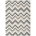 thumbnail image 1 of Safavieh Cambridge 2'6" X 6' Hand Tufted Wool Rug in Ivory and Black, 1 of 3