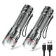 thumbnail image 1 of Linterna recargable WDTPro SFL002, paquete de 2, USB-C, IP65, 1 of 7