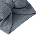 thumbnail image 3 of ZACPNCV Baby Knitted Hairbands Solid Color Bow Flower Girls Hairbands Gray Free Size, 3 of 3