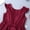 Burgundy, variant on iEFiEL Flower Girls Bridesmaid Flower Dress Fly Sleeves V Back Satin Birthday Party Dress
