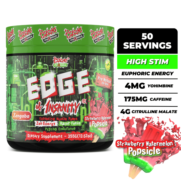 Psycho Pharma Edge of Insanity, Strawberry Watermelon Workout