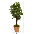 thumbnail image 2 of Nearly Natural 47in. Fig Artificial Tree in Terra-Cotta Planter, 2 of 2
