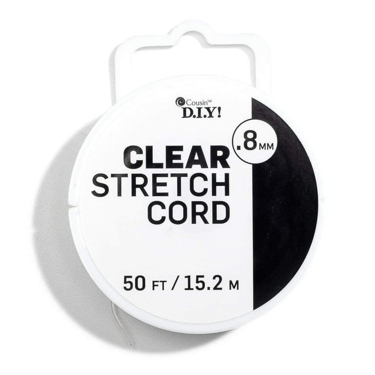 Stretch Magic Clear Elastic Cord .7mm, 100 Meter (328 Foot) Spool