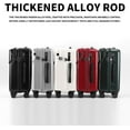 thumbnail image 2 of Valise Cabine 20 Pouces, Valise Cabine à Poche avant avec Support pour Téléphone et Porte-Gobelet, Valise Rigide avec Double Cadenas TSA, Port USB (Rouge), 2 of 6