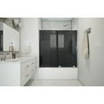 thumbnail image 2 of DreamLine Mirage-X 56-60 in. W x 58 in. H Frameless Sliding Tub Door in Brushed Nickel, 2 of 5