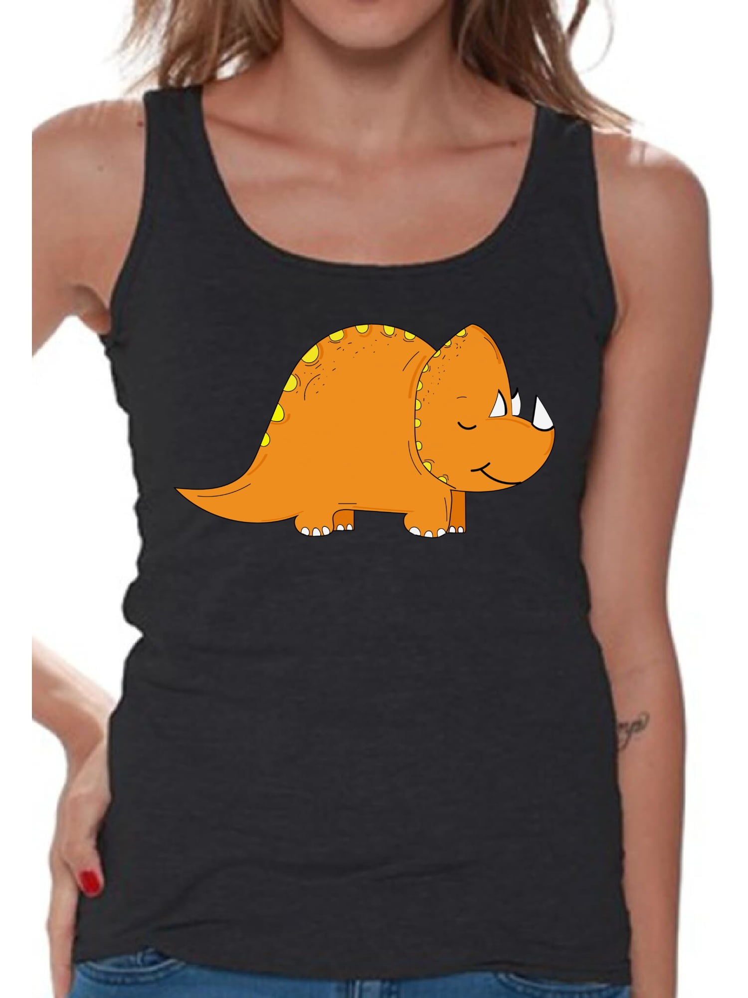 Awkward Styles Dinosaur Tanks Triceratops Shirts for Women Triceratops Tank Top Spirit Animal