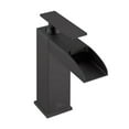 thumbnail image 4 of Concorde Single Hole, Single-Handle, Waterfall Bathroom Faucet in Matte Black, 4 of 12